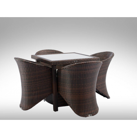 Стол Lepre Brown 80x80 см